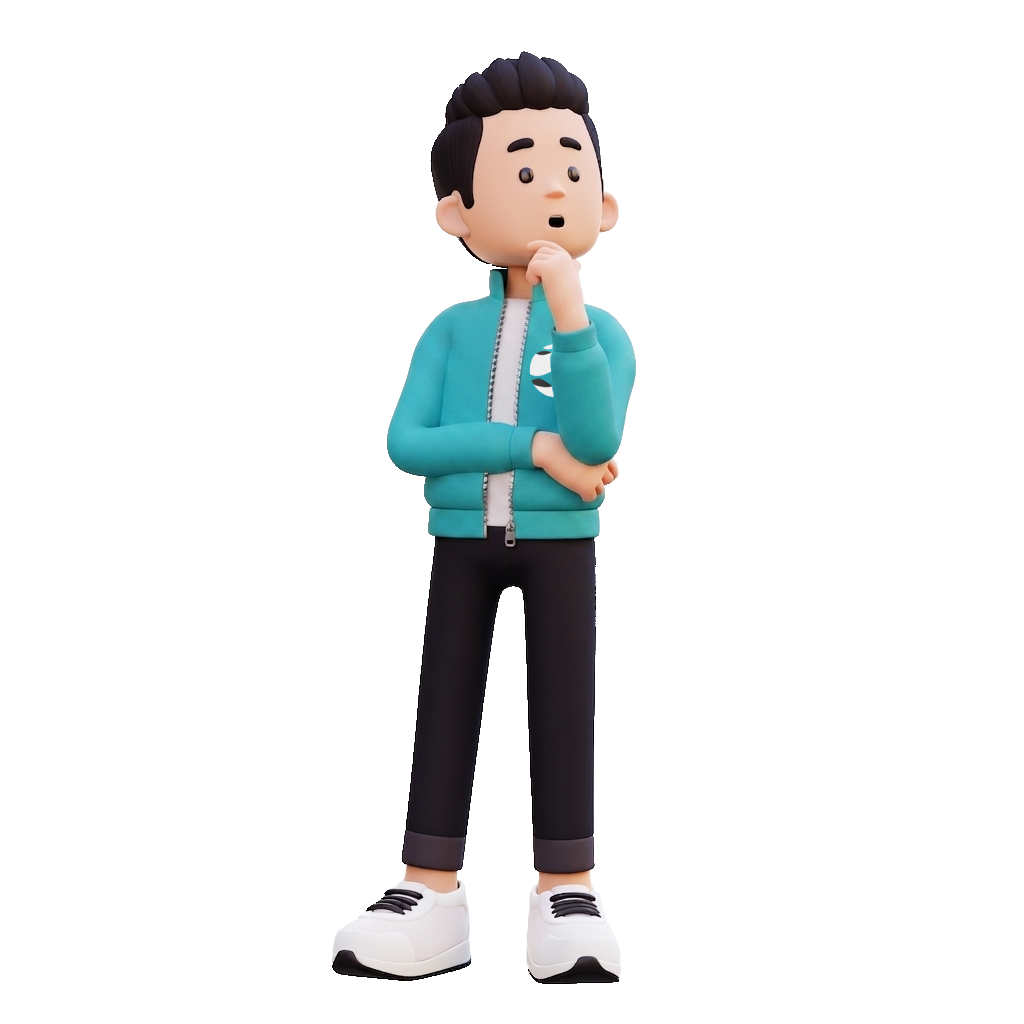 Personaje analizando datos
